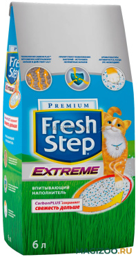 FRESH STEP CAT LITTER CLAY EXTREME – Фреш Степ наполнитель впитывающий для туалета кошек (6 л)