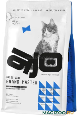 Сухой корм AJO CAT BASIC LINE GRAND MASTER для пожилых кошек с курицей (0,4 кг)