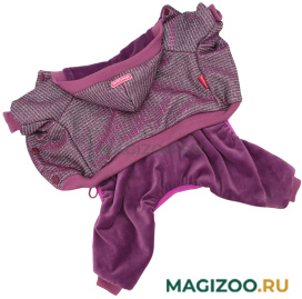 FOR MY DOGS костюм для собак утепленный фиолетовый FW911-2020 (10)