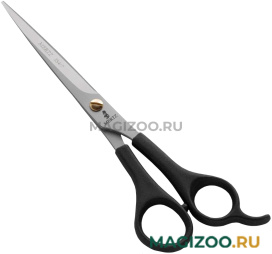 MERTZ ножницы для груминга парикмахерские прямые, 7 дюймов, GREY LINE (1 шт)