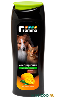 GAMMA кондиционер для собак и кошек кератин и масло арганы с ароматом манго 400 мл (1 шт)