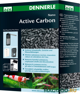 Уголь активированный для фильтра Dennerle Nano ActiveCarbon 300 мл (1 шт)