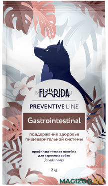 Сухой корм FLORIDA PREVENTIVE LINE GASTROINTESTINAL для взрослых собак всех пород при расстройствах пищеварения (2 кг)