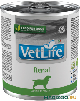 Влажный корм (консервы) FARMINA VET LIFE CANIN RENAL для взрослых собак при заболеваниях почек 300 гр (300 гр)