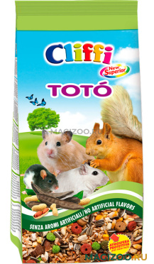 CLIFFI TOTO корм для хомяков, белок, мышей и песчанок  (900 гр)