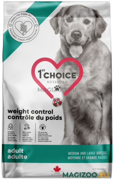 Сухой корм 1ST CHOICE CARE DOG ADULT MEDIUM & LARGE BREEDS WEIGHT CONTROL диетический для взрослых собак средних и крупных пород курицей (10 кг)