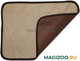 Пеленка многоразовая впитывающая для собак Osso Comfort коричневая 70 х 90 см (1 шт)