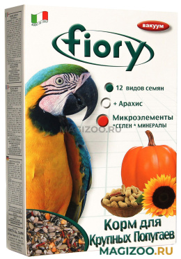 FIORY PAPPAGALLI — Фиори корм для крупных попугаев (700 гр)