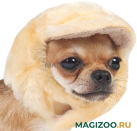 Тузик шапка для собак меховая с флисом 48 см № 4 в ассортименте (1 шт)