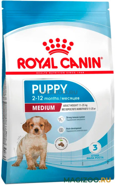 Сухой корм ROYAL CANIN MEDIUM PUPPY для щенков средних пород (3 кг)