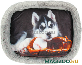 Лежак для собак PerseiLine Rich Breed Дизайн № 3 принт 23 овальный 44 х 33 х 16 см  (1 шт)