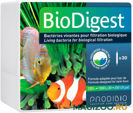 Гиперконцентрированный бактериальный препарат Prodibio Bio Digest для пресных и морских аквариумов 10 мл х 30 ампул (1 уп)