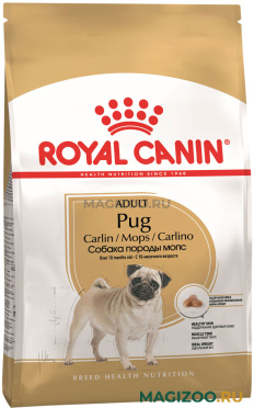 Сухой корм ROYAL CANIN PUG ADULT для взрослых собак мопс (7,5 кг)