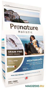 Сухой корм PRONATURE HOLISTIC GRAIN FREE DOG MEDITERRANEA беззерновой для взрослых собак маленьких и средних пород Средиземноморское меню (0,34 кг)