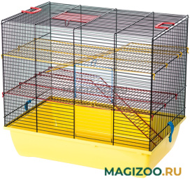 Клетка для грызунов Inter-Zoo G315 Pinky 3 Metal с цветными металлическими этажами цвет в ассортименте 50 х 33 х 45,5 см (1 шт)