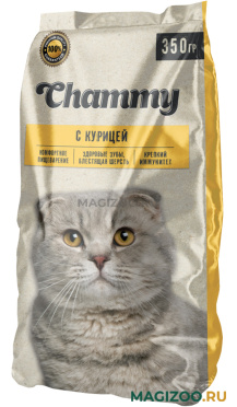 Сухой корм CHAMMY для взрослых кошек с курицей (0,35 кг)