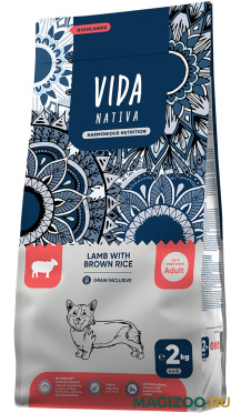 Сухой корм VIDA NATIVA HIGHLANDS ADULT DOG TOY & SMALL BREED LAMB & BROWN RICE для взрослых собак маленьких пород с ягненком и бурым рисом (2 кг)