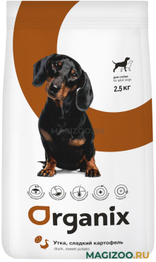 Сухой корм ORGANIX ADULT DOG DUCK & POTATO для взрослых собак с уткой и картофелем (2,5 кг)