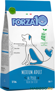 Сухой корм FORZA10 DOG MAINTENANCE ADULT MEDIUM для взрослых собак средних пород с рыбой (2 кг)