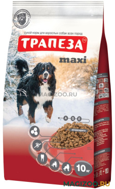 Сухой корм ТРАПЕЗА МАКСИ для взрослых собак крупных пород (10 кг)