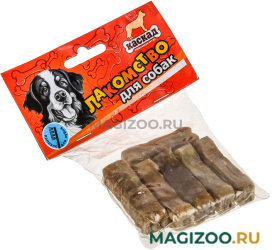 Лакомство КАСКАД для собак кости из жил 5 см пакет уп. 6 шт (60 гр)