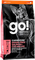 GO! SOLUTIONS CARNIVORE беззерновой для собак и щенков всех пород с лососем и треской (1,59 кг)