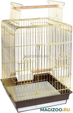 Клетка для птиц Triol 1038AG золото цвет в ассортименте 47,5 х 47,5 х 86 см (1 шт)