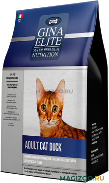 Сухой корм GINA ELITE ADULT CAT DUCK для взрослых кошек с уткой (20 кг)