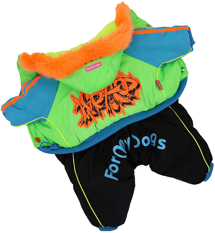 

For My Dogs комбинезон для собак зеленый для мальчиков Fw301-2015 M (10)