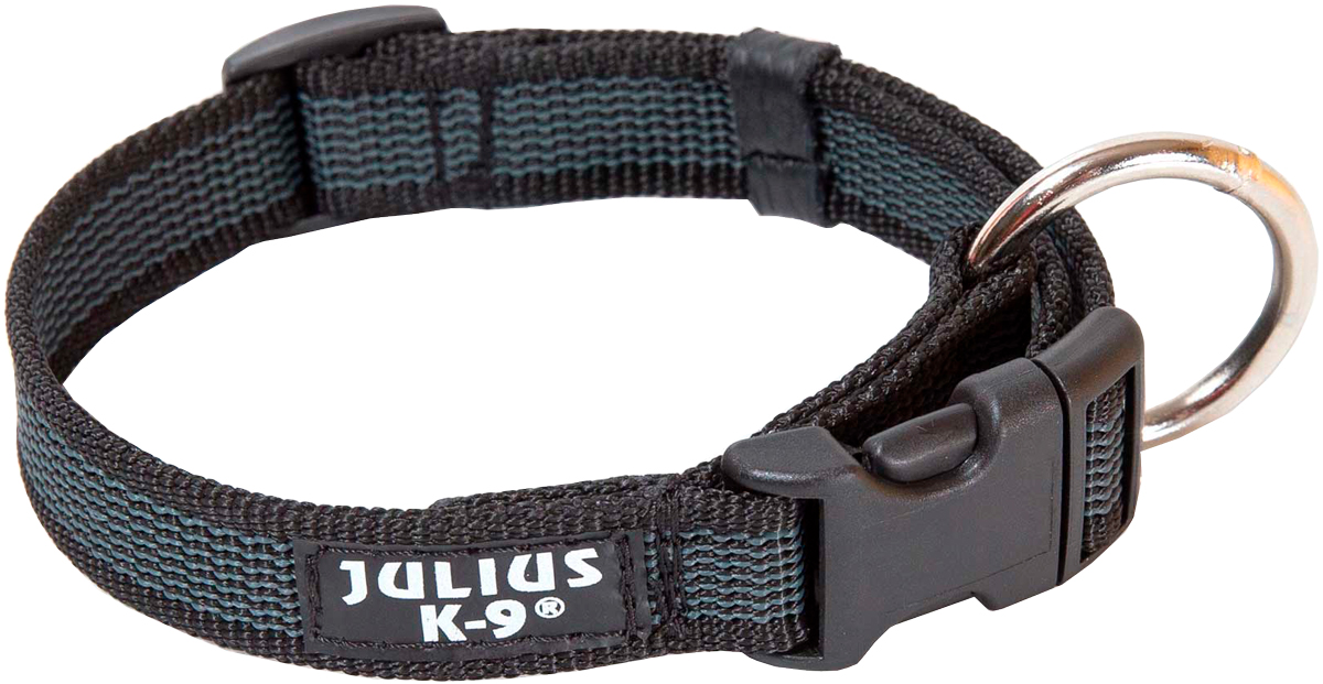

Ошейник для собак Julius-K9 Color & Gray черно-серый 25 мм 39 – 65 см (1 шт)