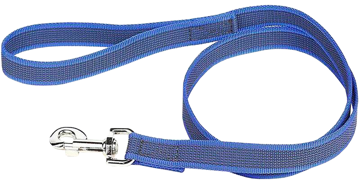 Поводок для собак до 50 кг Julius-K9 Color & Gray Super-grip с ручкой сине-серый 20 мм 500 см (1 шт)