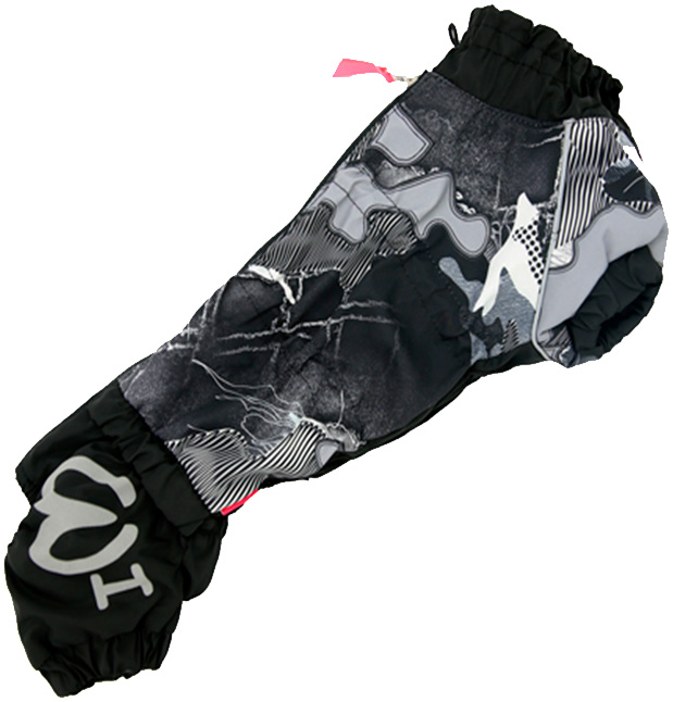 

For My Dogs комбинезон для таксы черно/серый для мальчиков Fw744-2019 Mt (tm1)