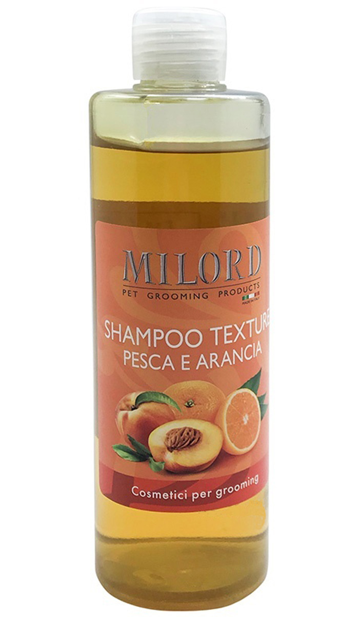 

Шампунь для собак и кошек Milord Shampoo Texture Pesca E Aranica текстурирующий с ароматом персика и апельсина 300 мл (1 шт)