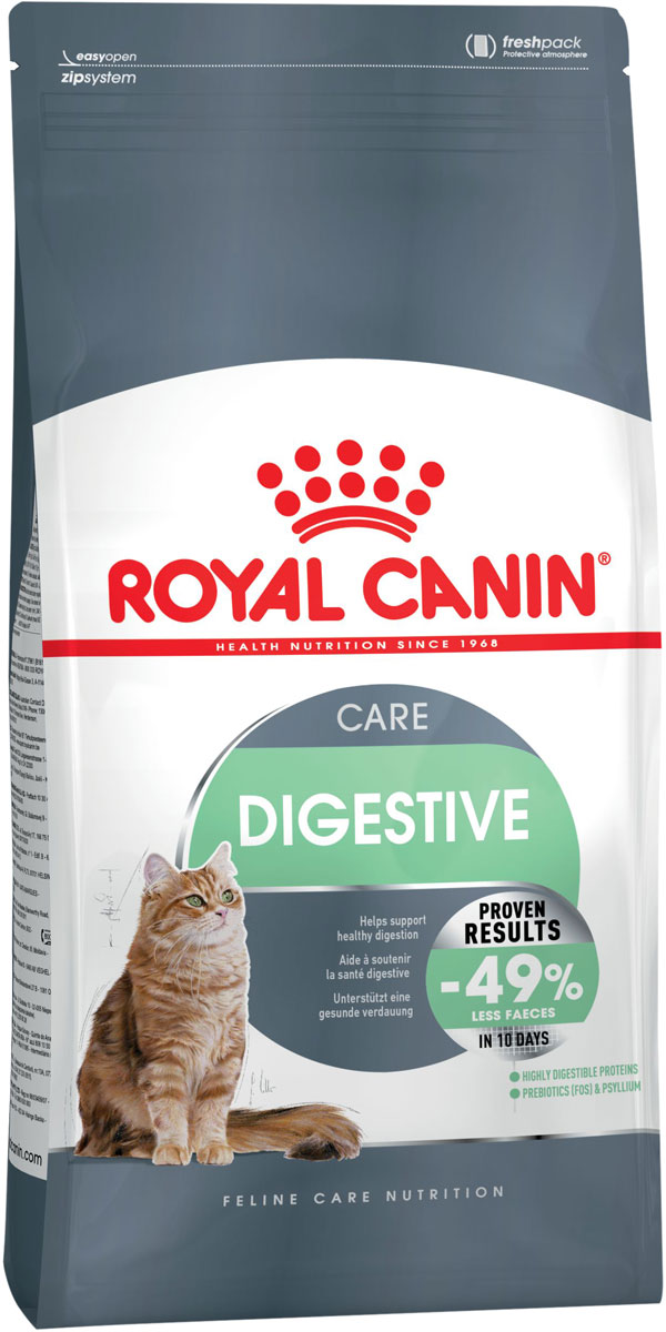 

Royal Canin Digestive Care для взрослых кошек для поддержания здоровья пищеварительной системы (10 кг)