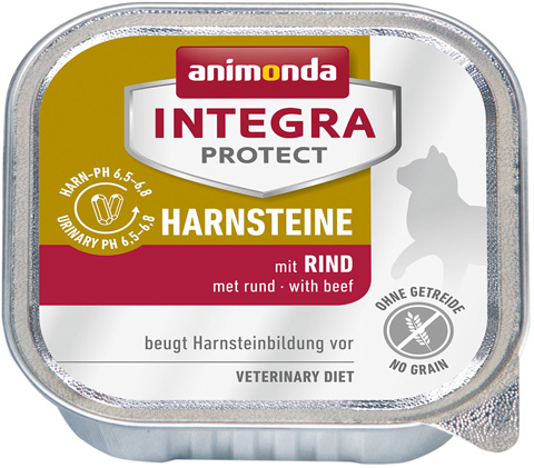 

Animonda Integra Protect Cat Harnsteine Urinary для взрослых кошек при мочекаменной болезни с говядиной 100 гр (100 гр)