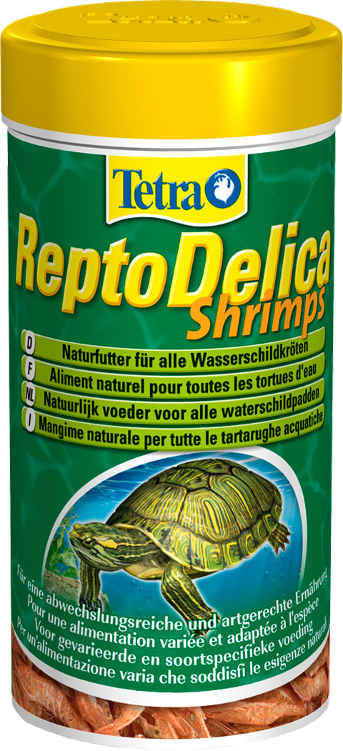 

Tetra Reptodelica Shrimps – Тетра корм-лакомство для всех видов черепах Креветки (250 мл)