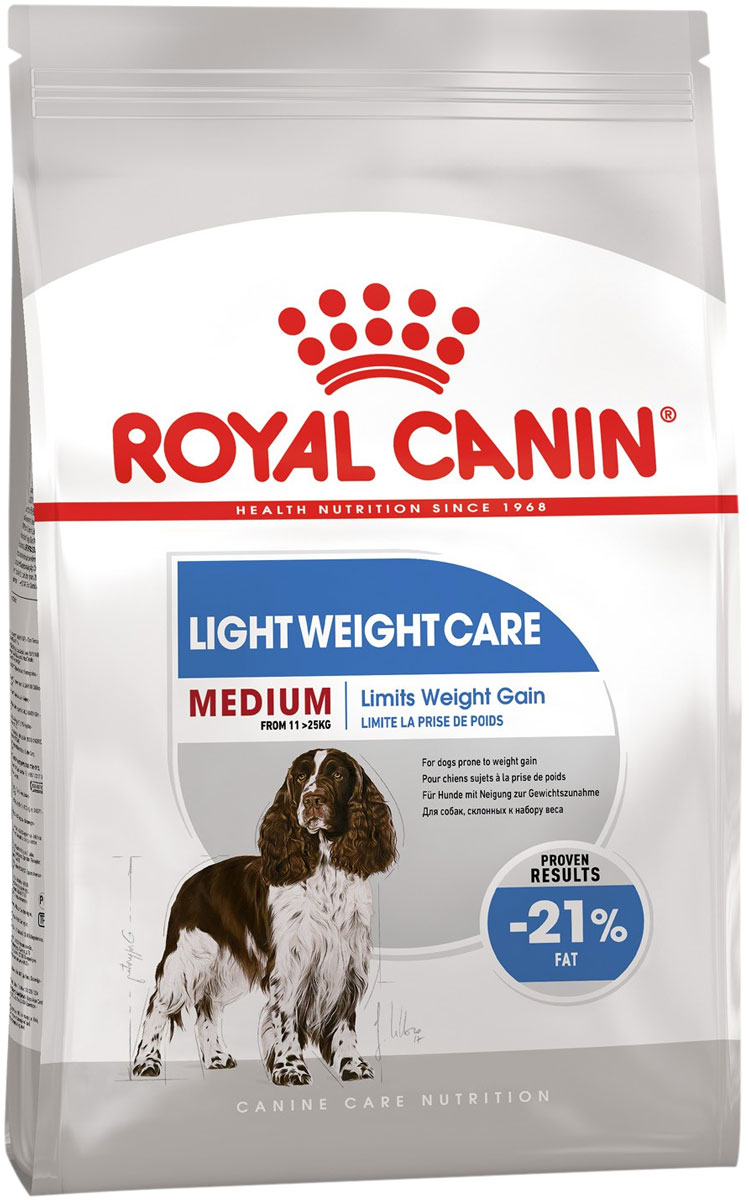 

Royal Canin Medium Light Weight Care диетический для взрослых собак средних пород (3 + 3 кг)