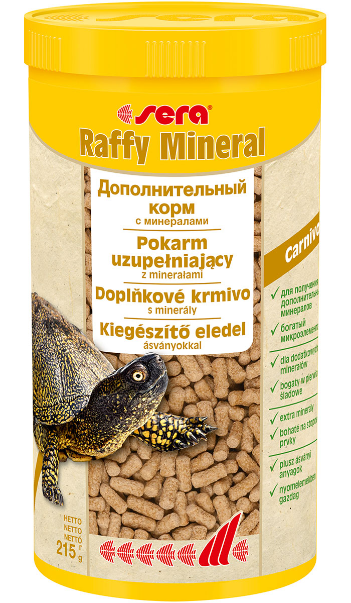 

Sera Raffy Mineral корм гранулы для рептилий (1 л)