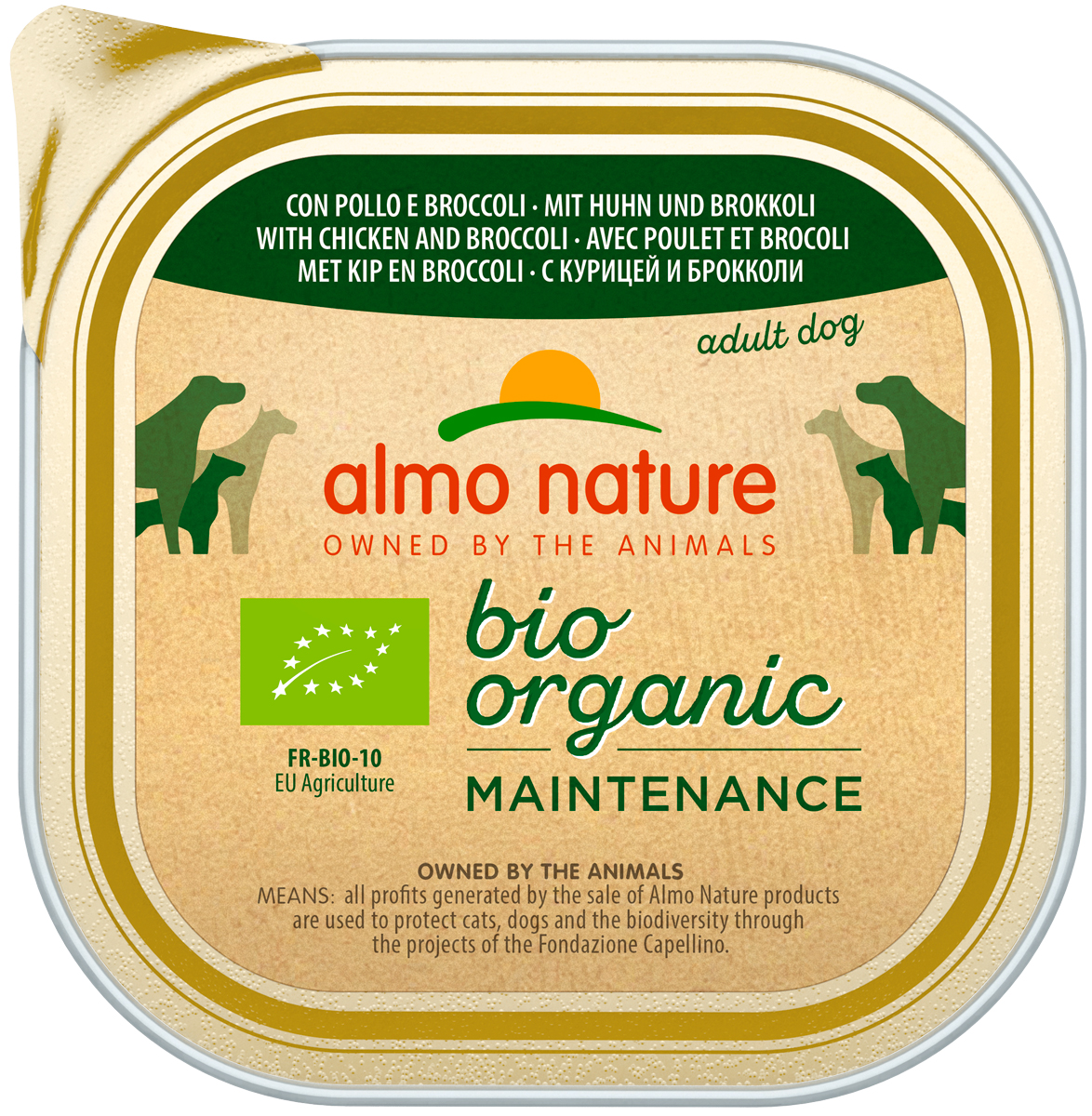 

Almo Nature Dog Daily Menu Bio Organic для взрослых собак паштет с курицей и брокколи (300 гр х 9 шт)