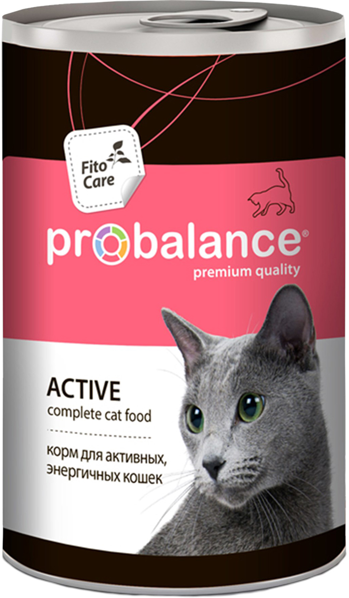 

Probalance Cat Active для активных взрослых кошек с курицей 70063 (415 гр)