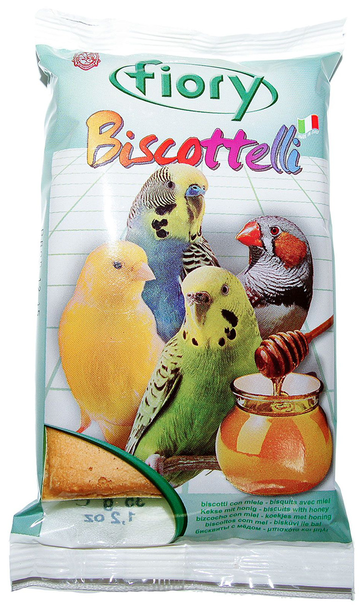 

Fiory Biscottelli – Фиори бисквиты для декоративных птиц с медом (30 гр)