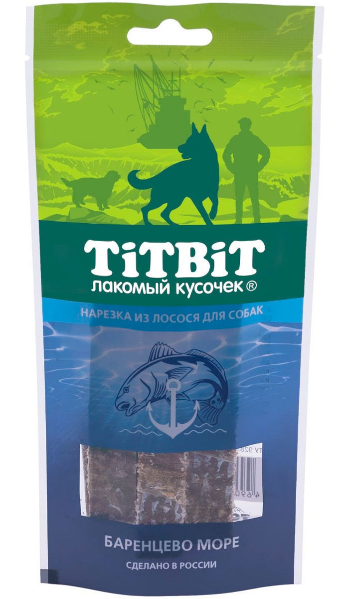 

Лакомство Tit Bit для собак нарезка из трески (75 гр)