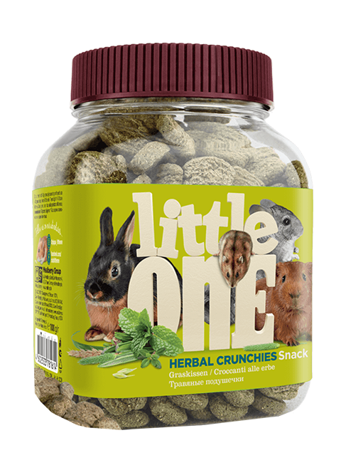 

Little One Snack Herbal Crunchies лакомство для грызунов Травяные подушечки (90 гр)