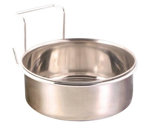 

Миска для птиц Trixie металлическая с крепежом (0,15 л)