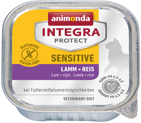 

Animonda Integra Protect Cat Sensitive для взрослых кошек при пищевой аллергии с ягненком и рисом 100 гр (100 гр)