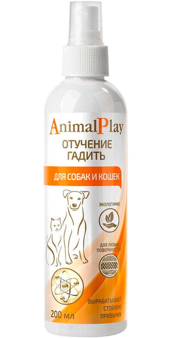 

Спрей для собак и кошек Animal Play Отучение Гадить 200 мл (1 шт)