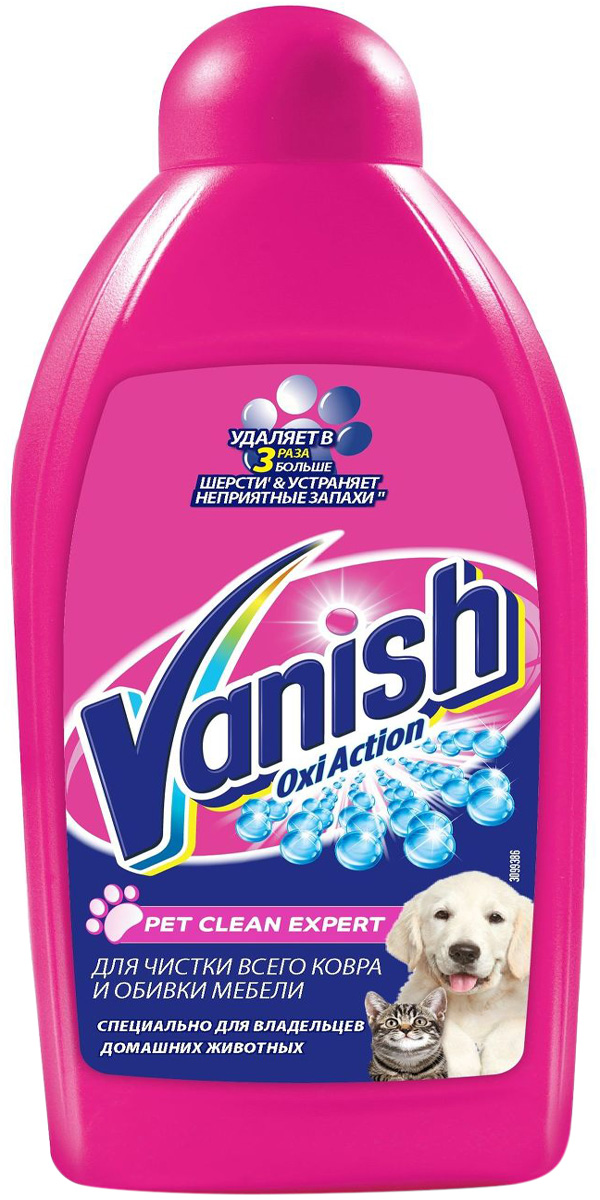 

Vanish Oxi Action Pet Clean Expert средство для чистки ковра и обивки мебели (450 мл)