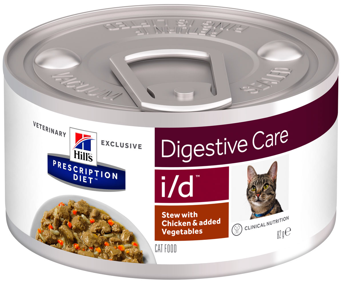 

Hill's Prescription Diet I/d Digestive Care Stews для взрослых кошек при заболеваниях желудочно-кишечного тракта рагу с курицей 82 гр (82 гр)