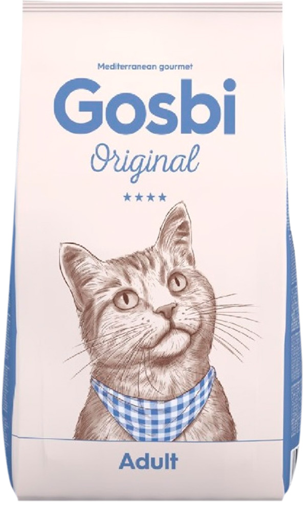 

Gosbi Original Cat Adult для взрослых кошек с курицей (3 кг)