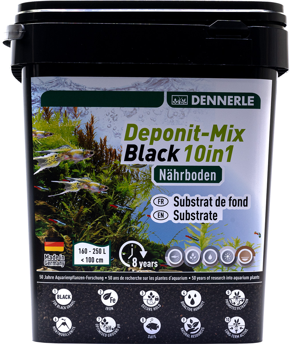 

Субстрат питательный Deponitmix Professional Black 10 in 1 Dennerle 9,6 кг (1 шт)